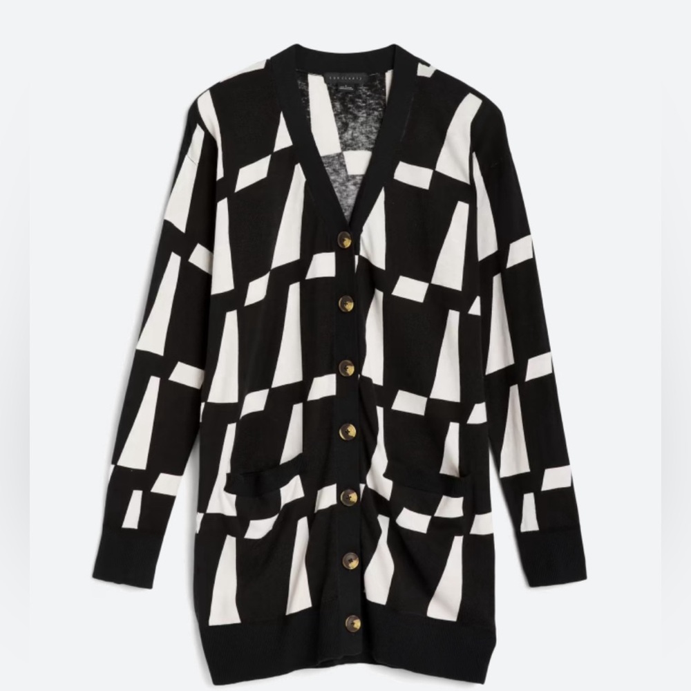 Sanctuary Cardigan Size Medium Geometric Design